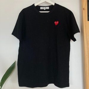 CDG Commes Des Garcons Play Black Tshirt size XL